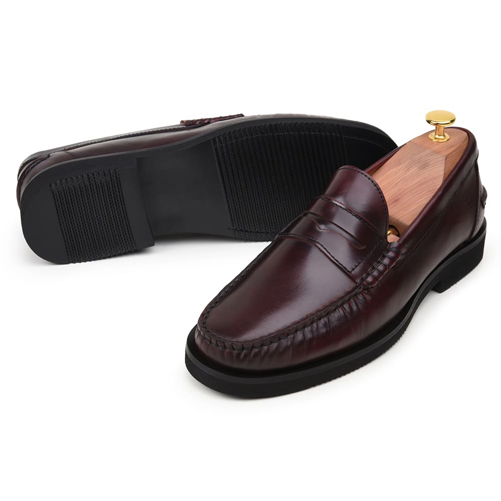 Men's CNS+ Hector 01 Casual Loafer — Burgundy